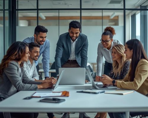 m+m streategy group team photo for org design